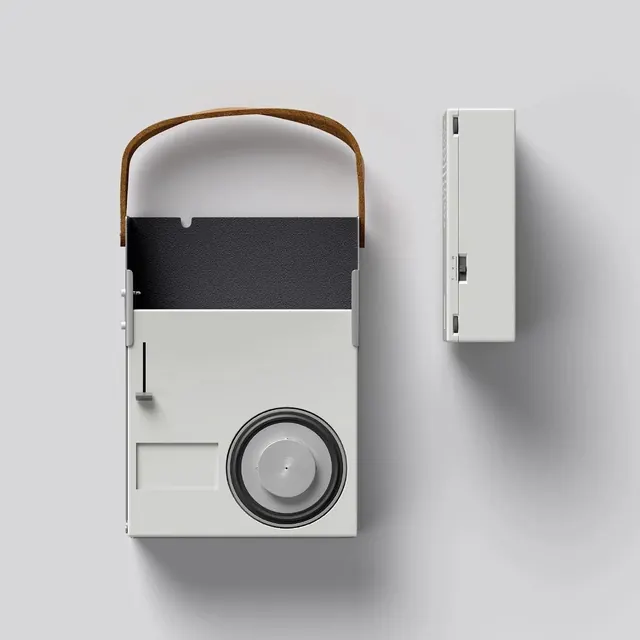 Minimalist Instant Camera Mockup