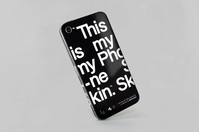 Smartphone Mockup with Typography