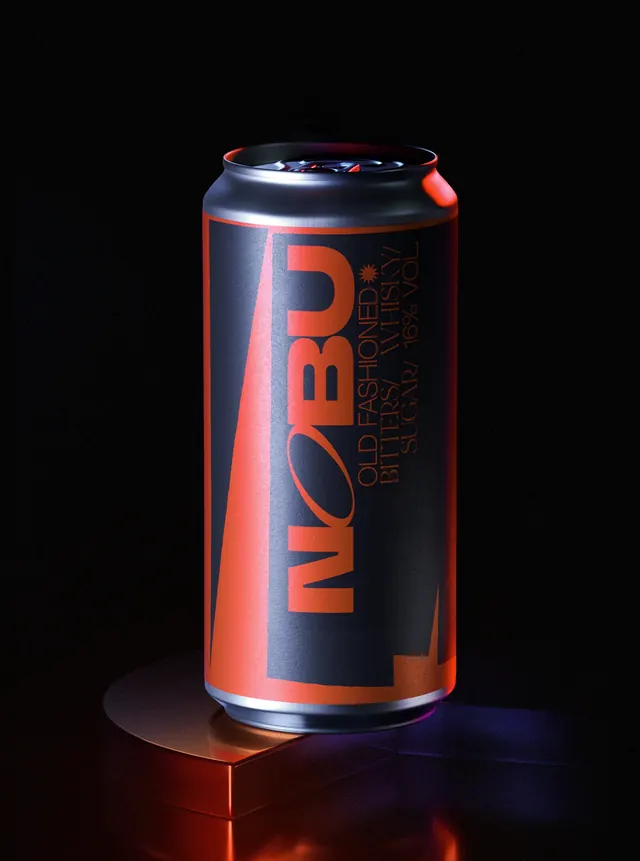 Energy Drink Can Mockup