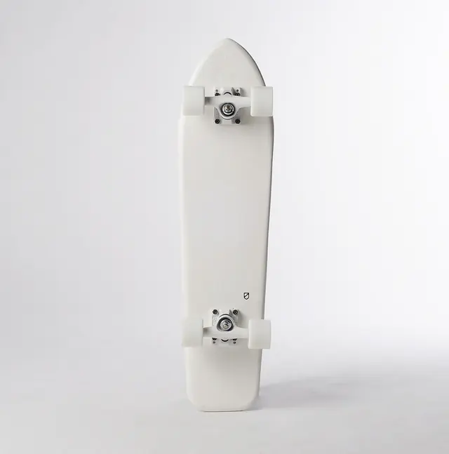 White Skateboard Mockup