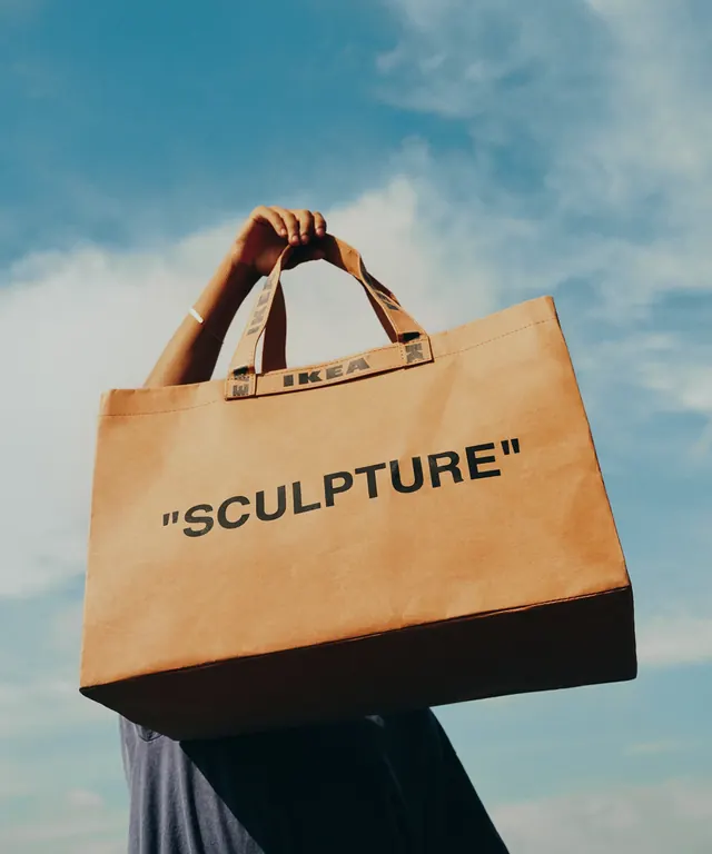 Sculpture Tote Bag Mockup