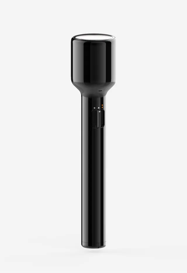 Black Cylindrical Product Mockup