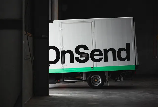OnSend Logistics Truck Branding