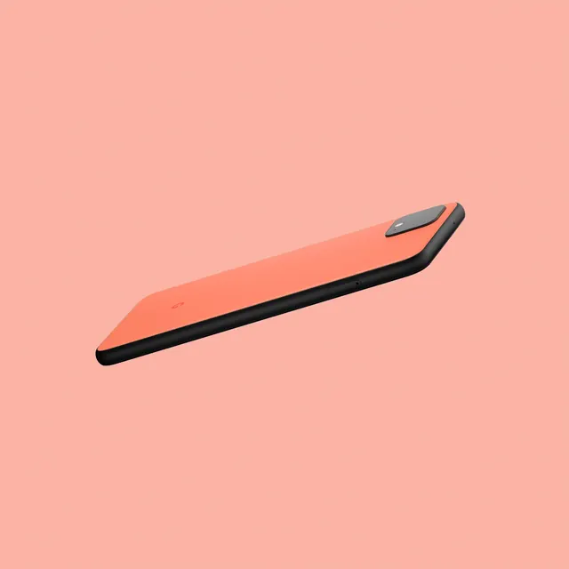 Orange and Black Stylus Mockup