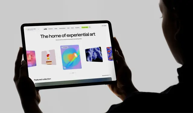 Tablet Interface Mockup