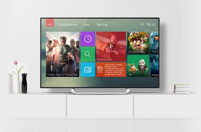 Smart TV Interface Mockup