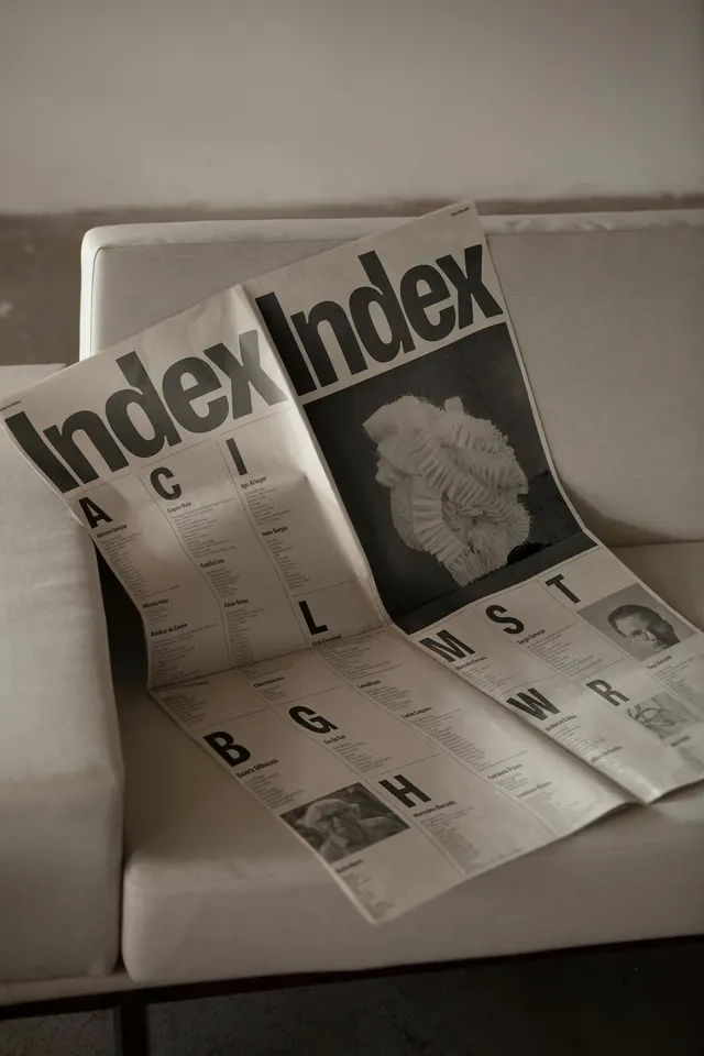 Index Magazine Mockup