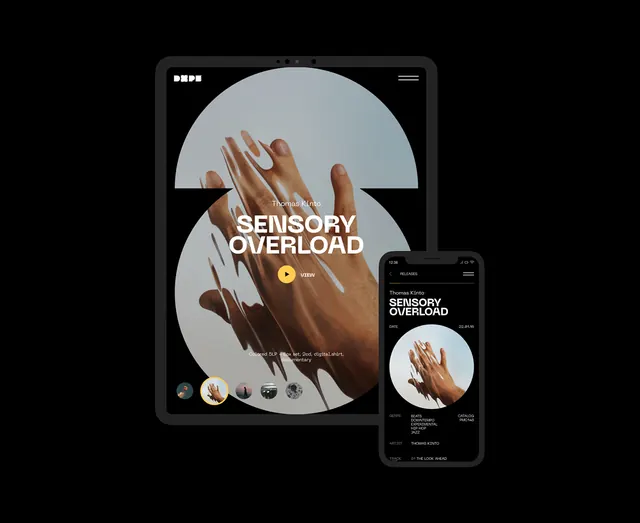 Dope International Branding and Visual Identity, minimal, dark-mode, dark