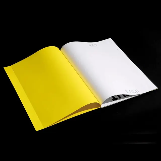 Yellow and White Brochure Mockup
