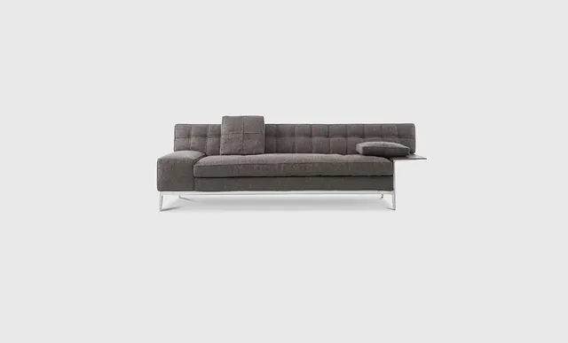 Grey Fabric Sofa Mockup