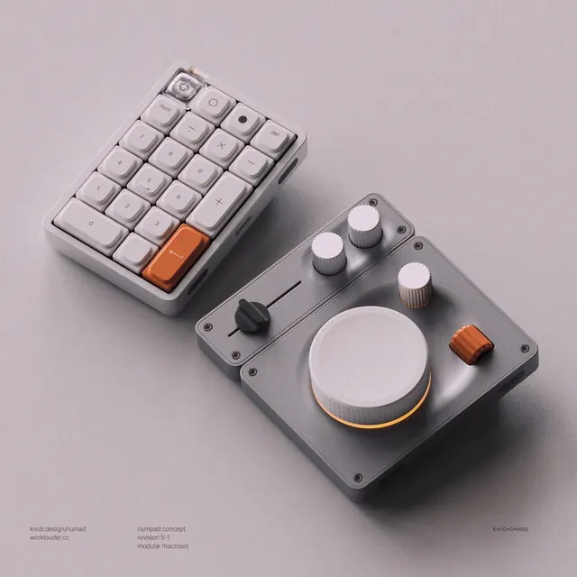 Mechanical Keyboard and Controller Mockup