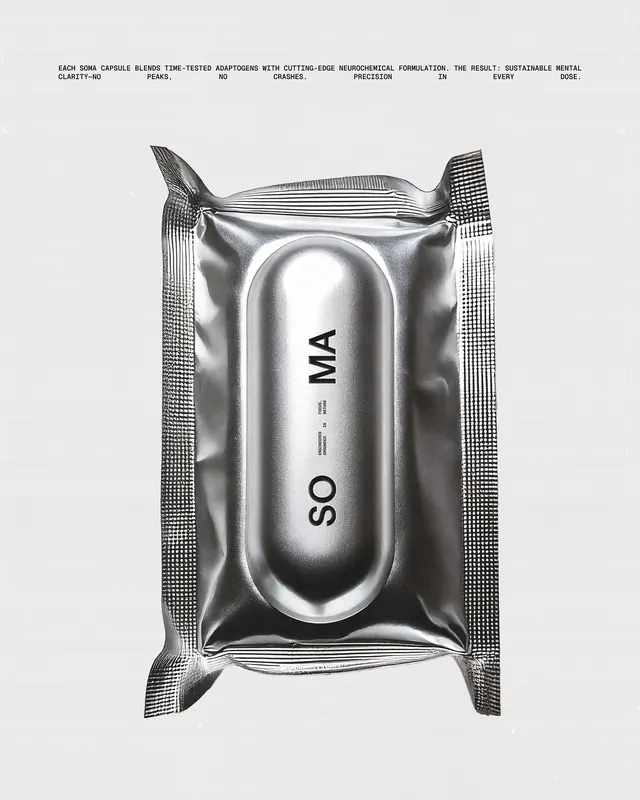 Silver Foil Packaging Mockup