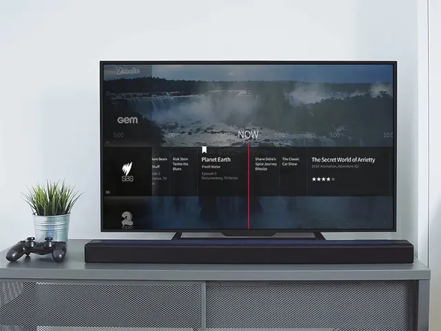 Smart TV Interface Mockup