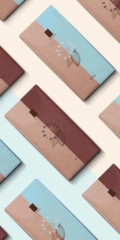 15 Oh-So-Sweet Examples of Chocolate Packaging Designs, minimal, editorial, pastel