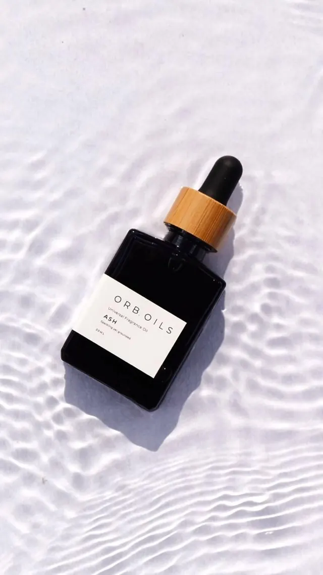 ASH Orb Oil, minimal, luxury, light