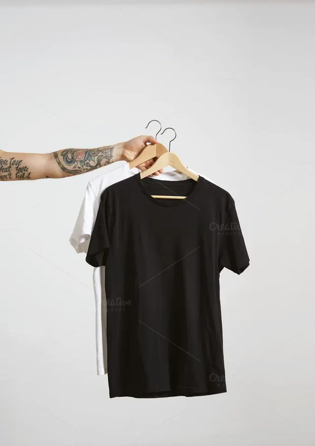 Motorbike t-shirt mockups, minimal, photographic, light