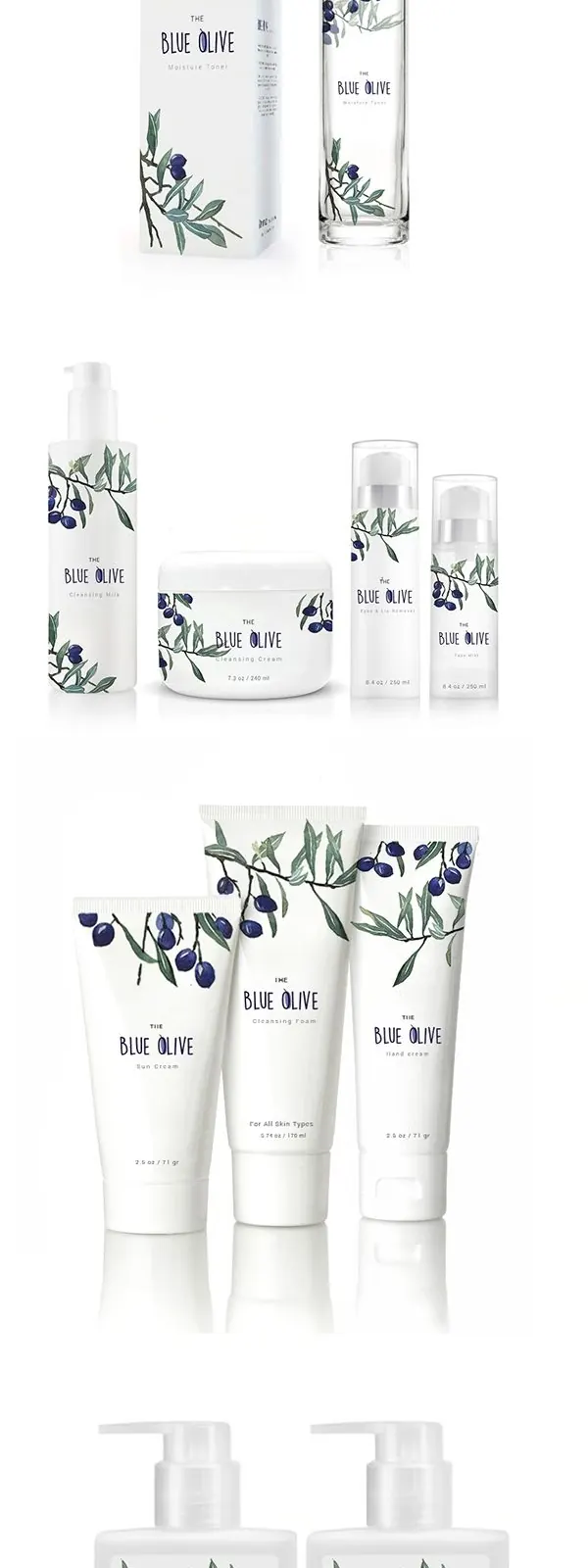 The blue olive\\'s packaging on Behance... - a grouped images picture, minimal, organic, light