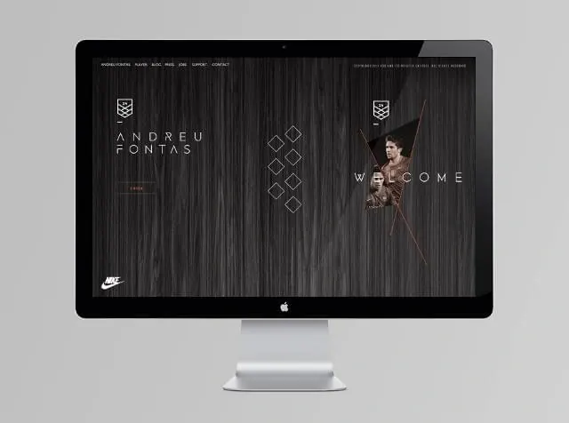 Andreu Pontas Portfolio Mockup, minimal, dark-mode, dark