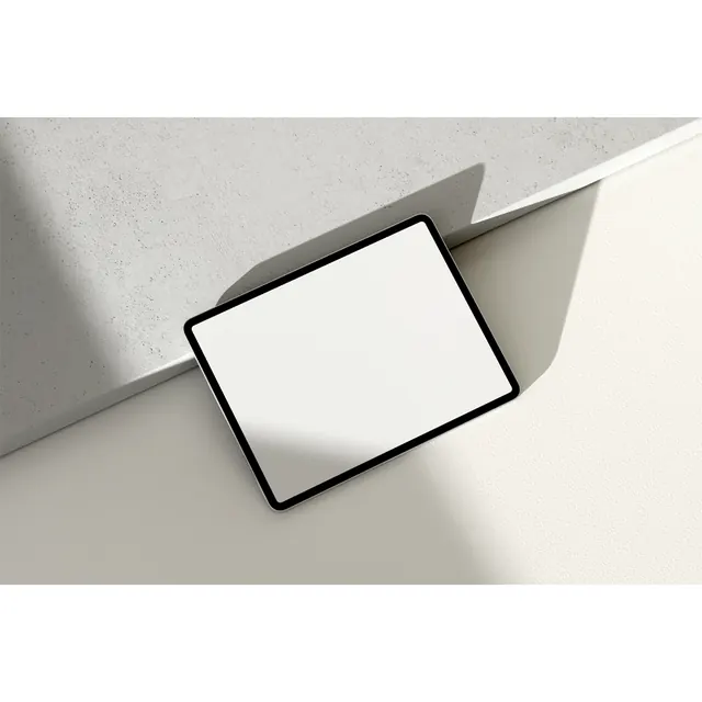 Dune Tablet Mockup - 08, minimal, photographic, light