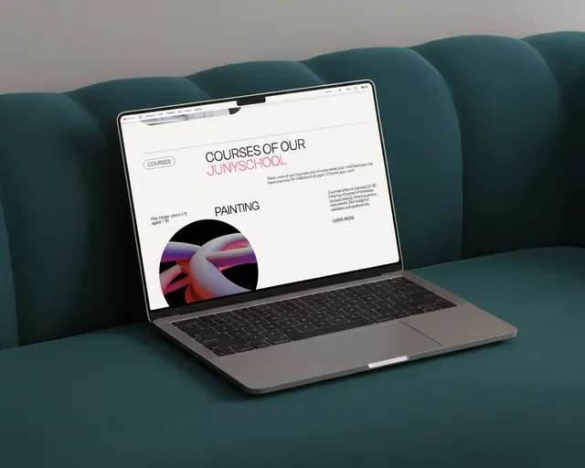 Minimal corporate-clean mockup, minimal, corporate-clean, cool