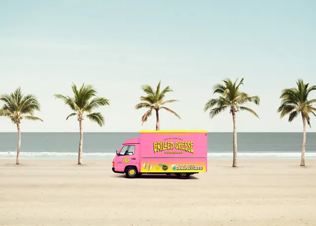 Tropical Beach Vehicle Mockup