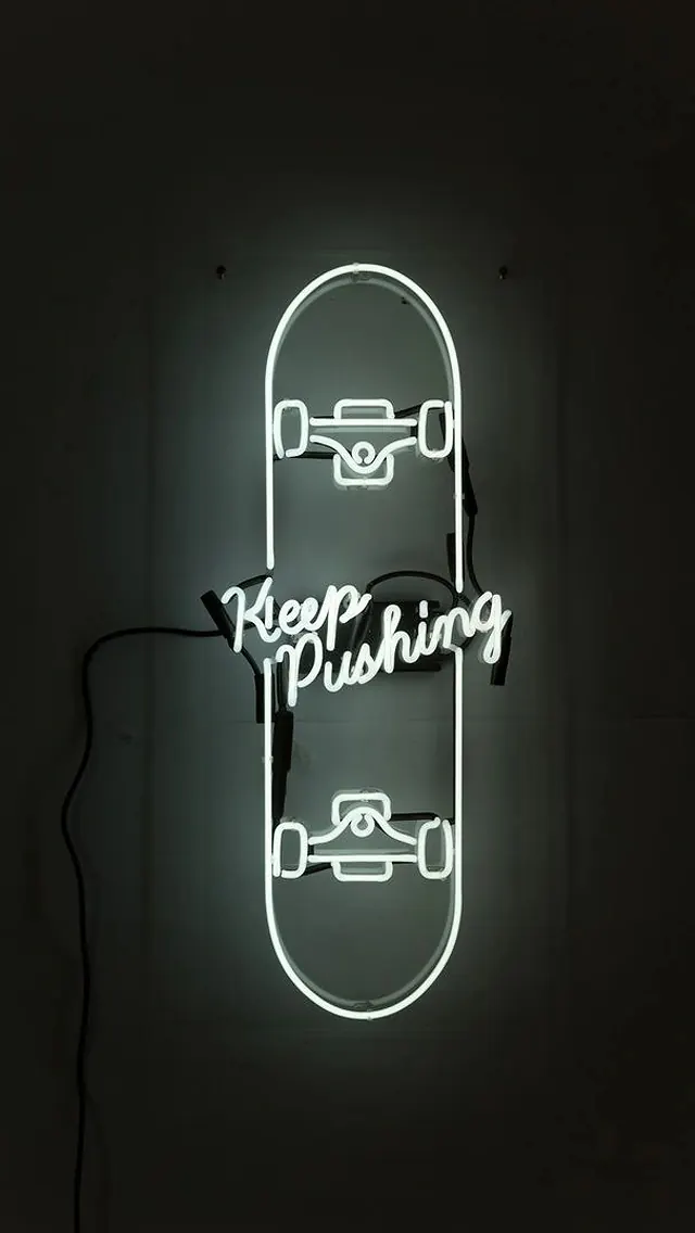 Keep Driving Neon Sign