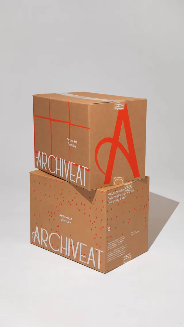 Minimal geometric packaging, minimal, geometric, warm