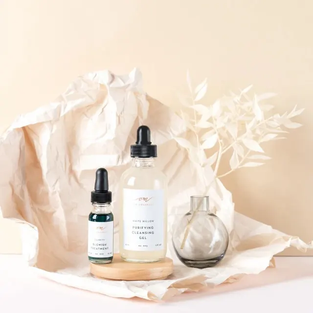 Om Organics - Ethical & Effective Skincare. Clean, Non-Toxic Formulas. - Om, minimal, editorial, light