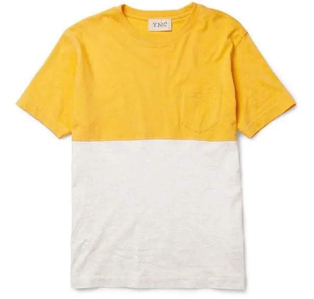 Two-Tone Color Block T-Shirt