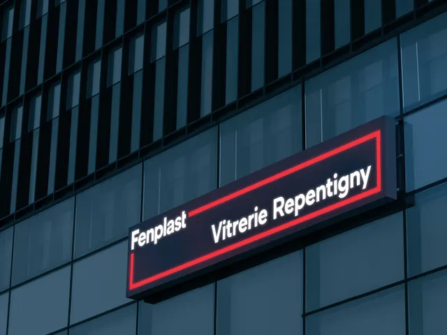 Ferplast Vitrerie Repentigny Signage, minimal, corporate-clean, high-contrast