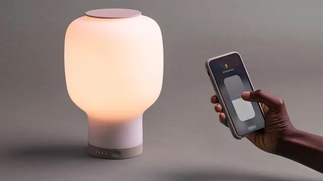 Smart Lamp Product Mockup