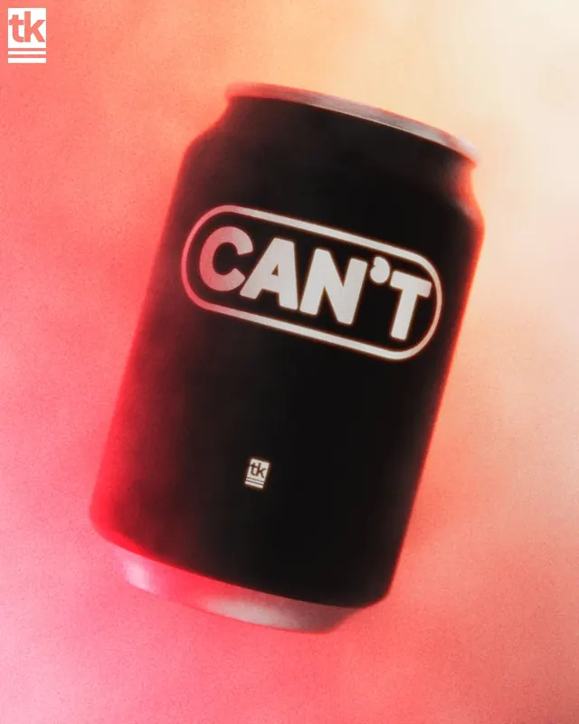 CAN'T Beverage Can Mockup