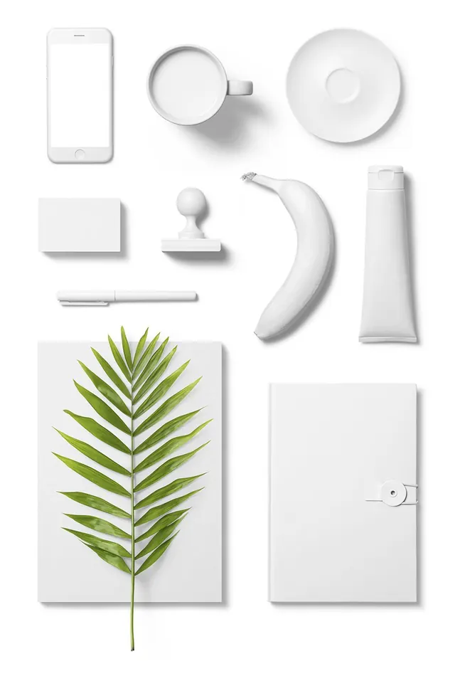 Minimal monochrome mockup, minimal, monochrome, light