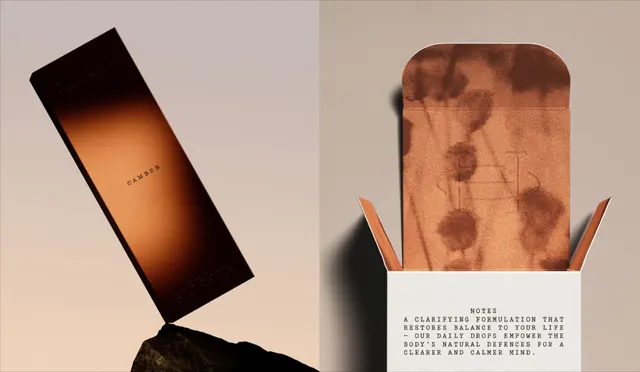 Packaging Design for HAY Organics, minimal, luxury, dark
