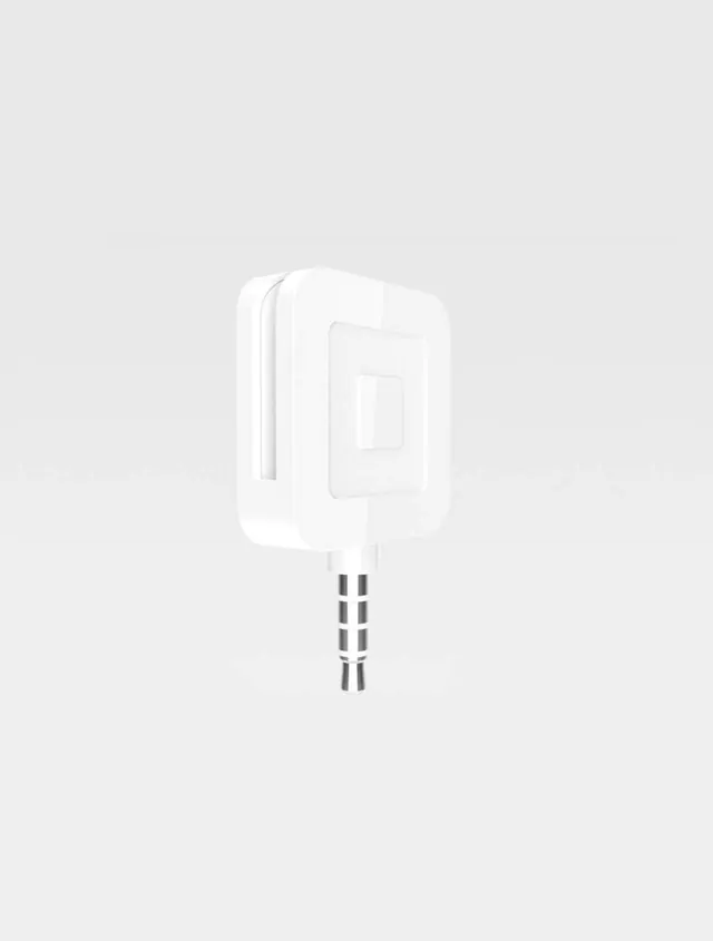 White USB-C Connector Mockup