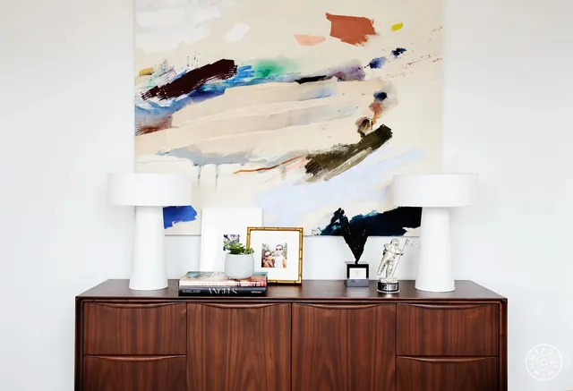Abstract Expressionist Interior Mockup