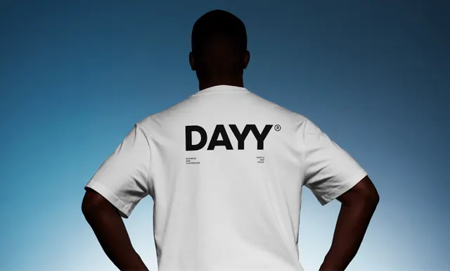 DAY. Wordmark on Apparel