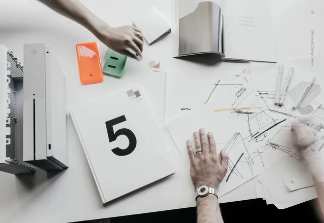 Design Process Workspace Mockup