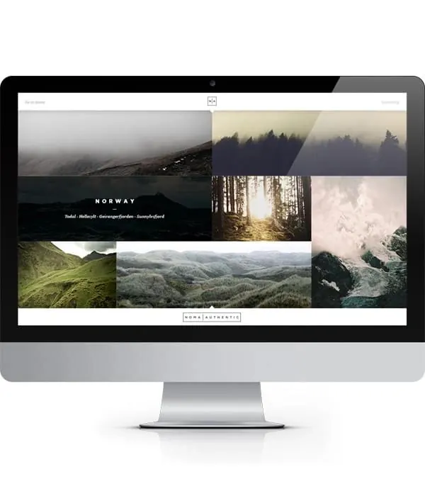 Landscape Photography Portfolio Mockup