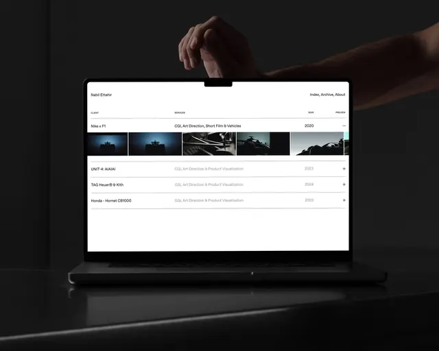 Laptop Mockup with Dashboard Interface