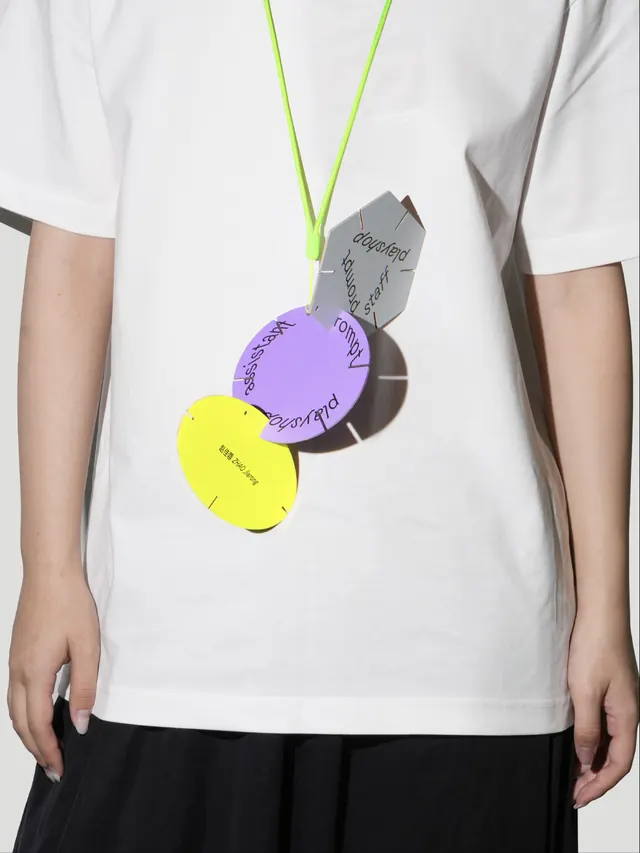 Interactive playshop prompt cards in geometric shapes (slide 5)