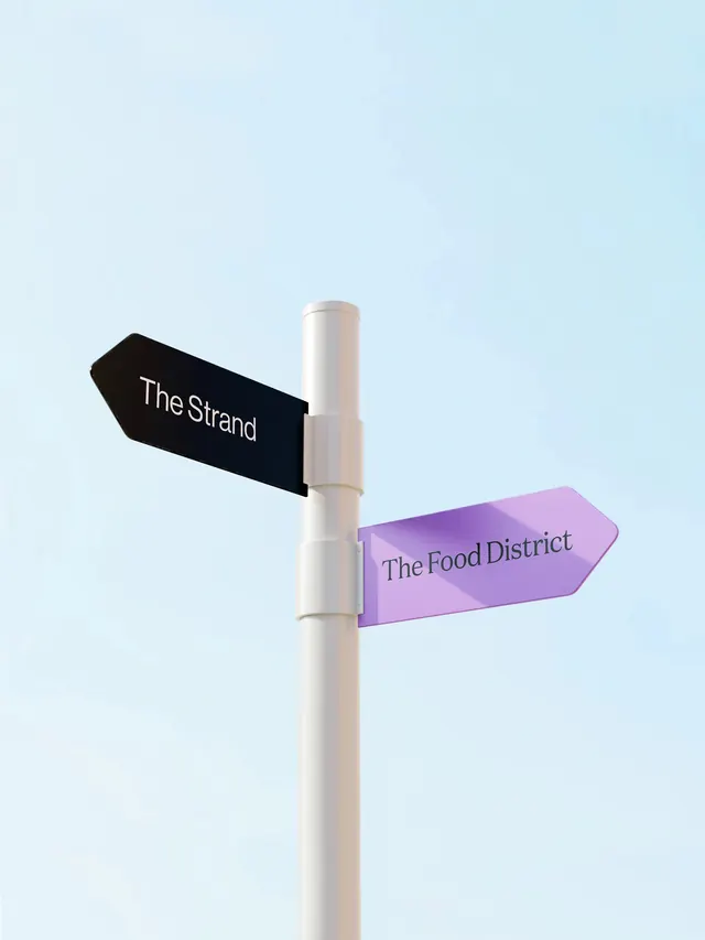 The Word District Signage