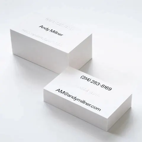 Minimal business card mockup, minimal, corporate-clean, light