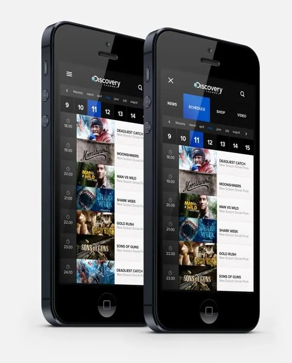 Mobile App Interface Mockup