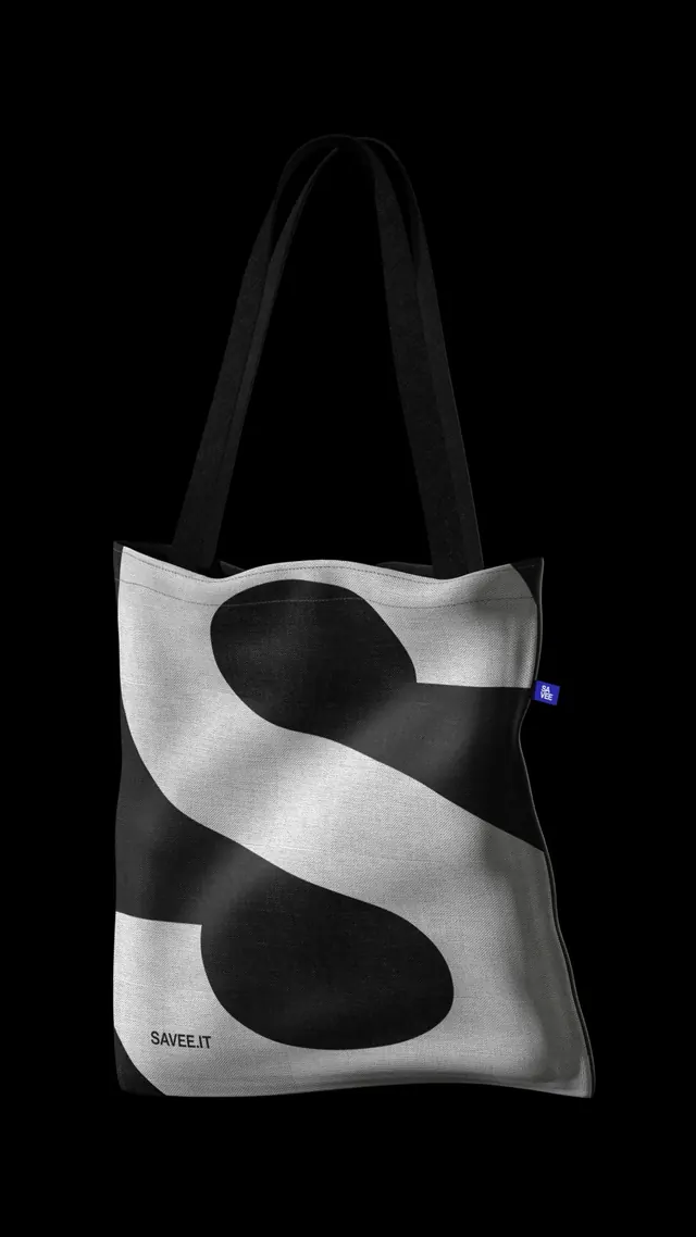 Monochrome S Tote Bag