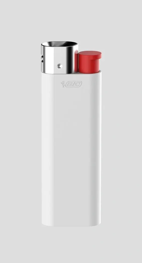 White and Red Water Bottle Mockup