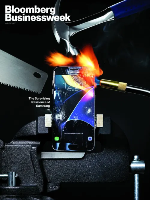 Bloomberg Businessweek Magazine Mockup