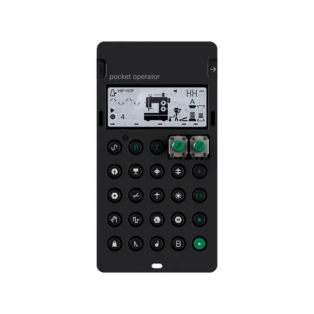 Pocket Operator Mobile Device, minimal, technical, dark