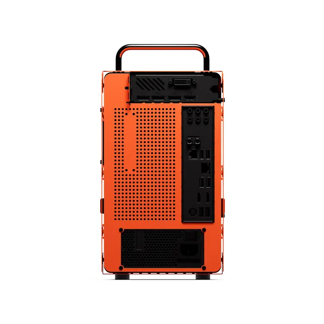 Orange Hardware Device, minimal, technical, vibrant