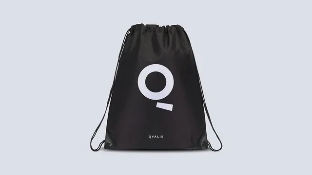 Minimalist brand backpack mockup, minimal, corporate-clean, monochrome